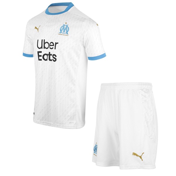 Camiseta Marsella 1ª Niños 2020-2021 Blanco